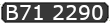 B71 2290