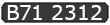 B71 2312