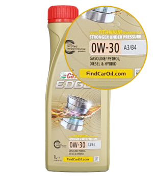 Castrol Motoröl 0W30 Edge A3/B4 0W-30 Titanium FST