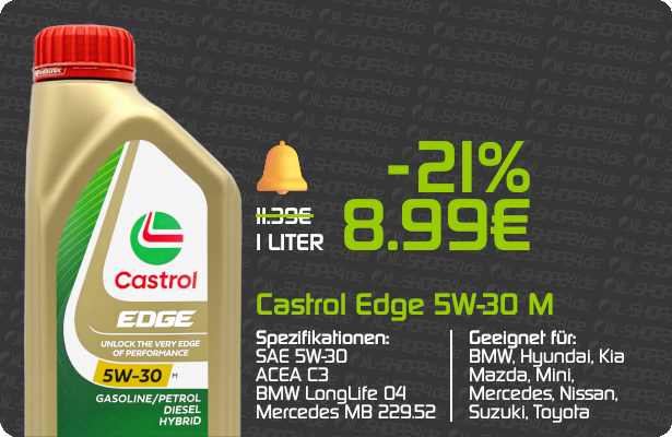 Castrol Motoröl 5w30 Edge 5w30 M