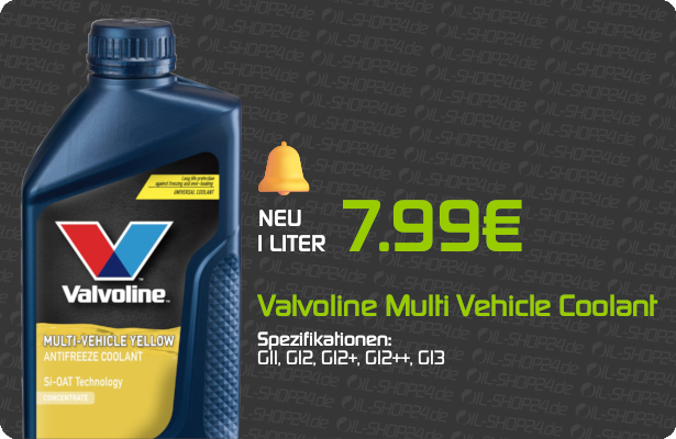 Valvoline Multi Vehicle Coolant Gelb